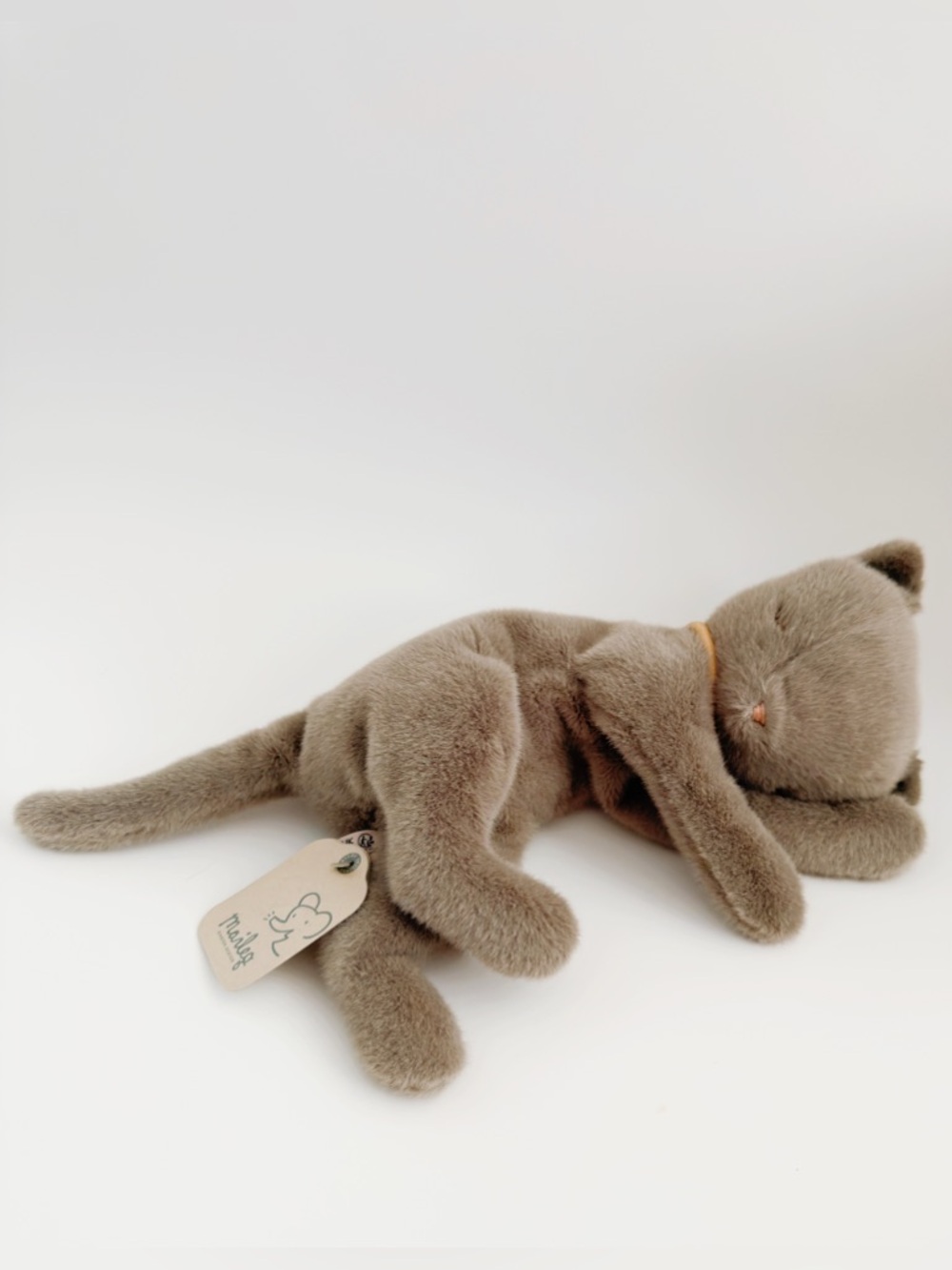 NWT Maileg Sleeping Kitten Plush Medium Grey, Soft Toy, Collectible Kids Gift - Picture 5 of 16
